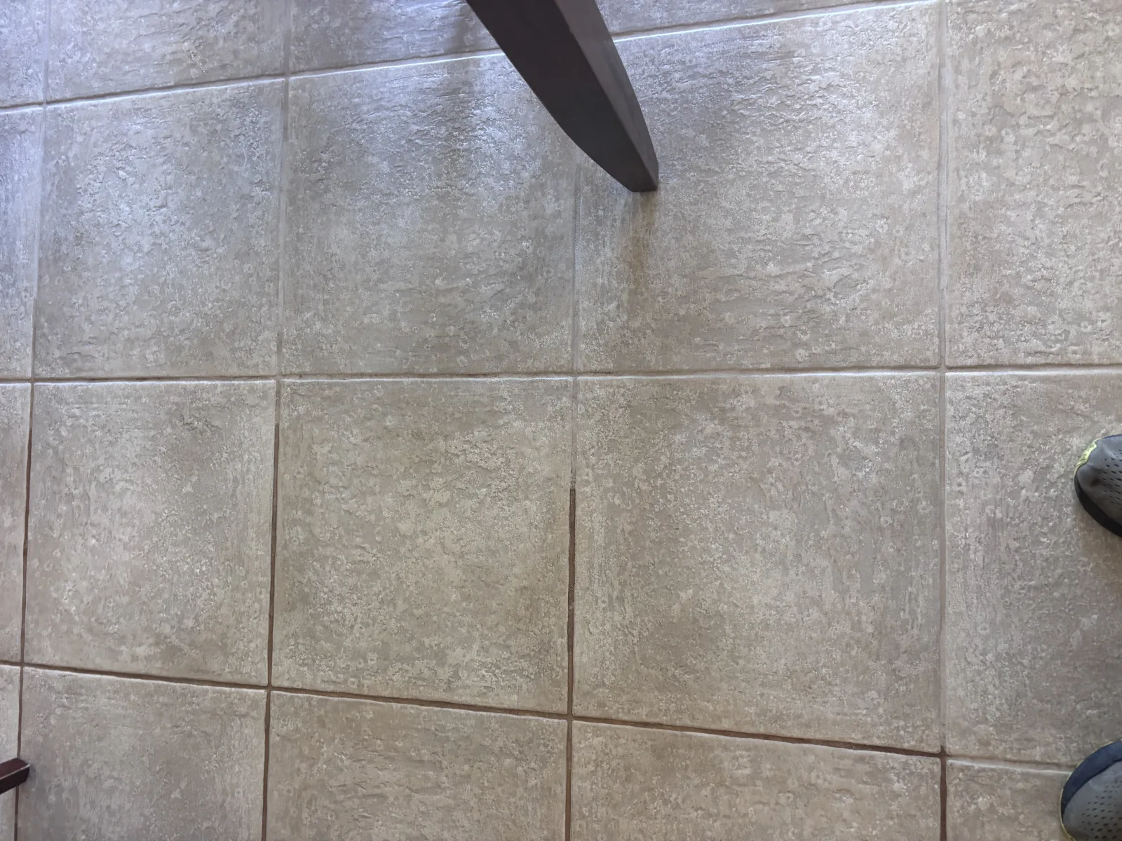 Owner-shot tile floor cleaning photo from a St. George area job